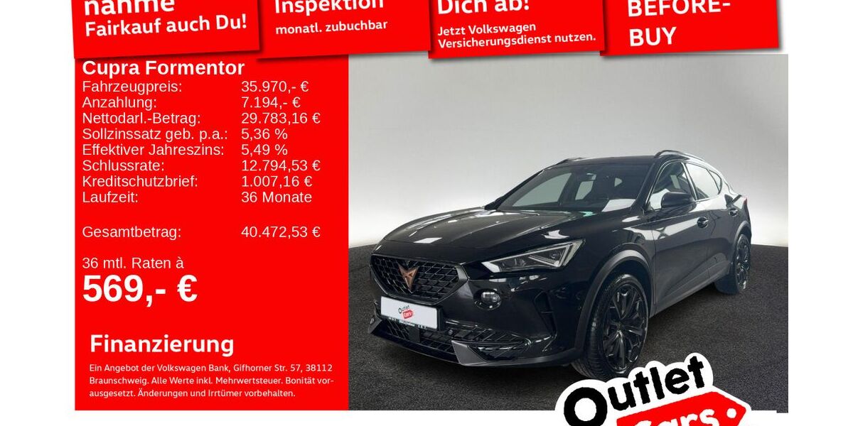 Cupra Formentor 43.447 km 35.970 &euro; Senden 89250
