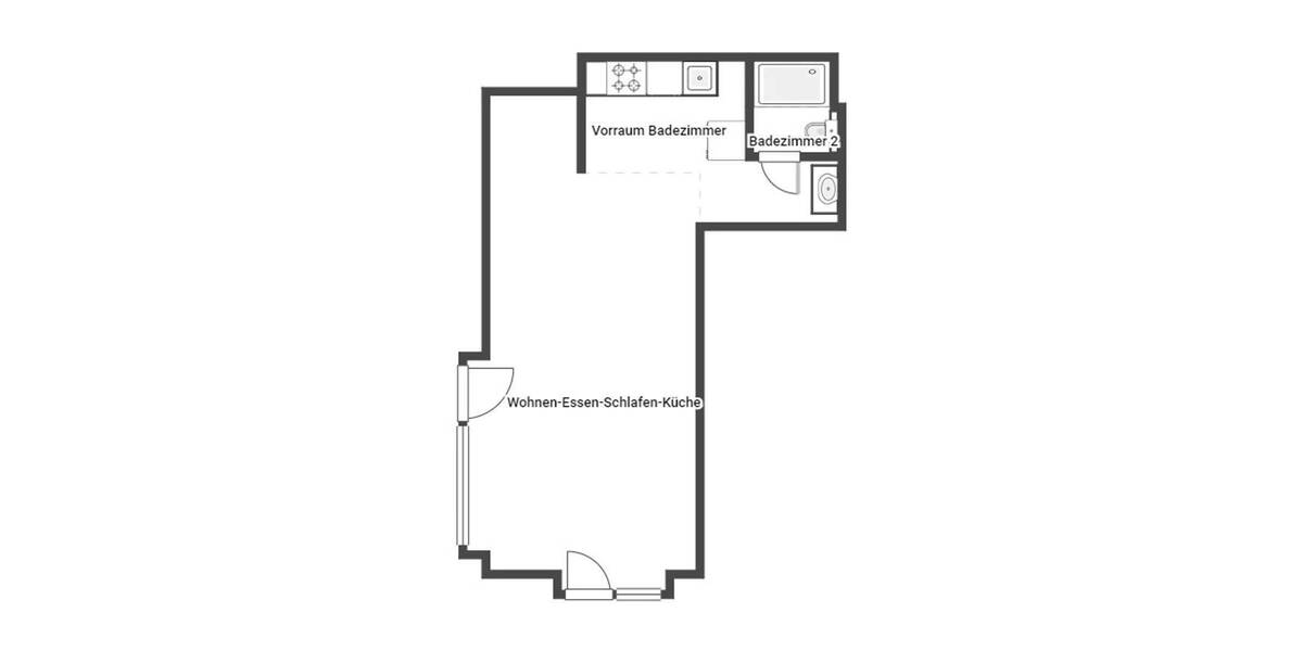 Gigantische Loftwohnung mit direktem Fluss-Zugang aufgeteilt in 3 Wohnungen in Blaustein 4 zimmer
