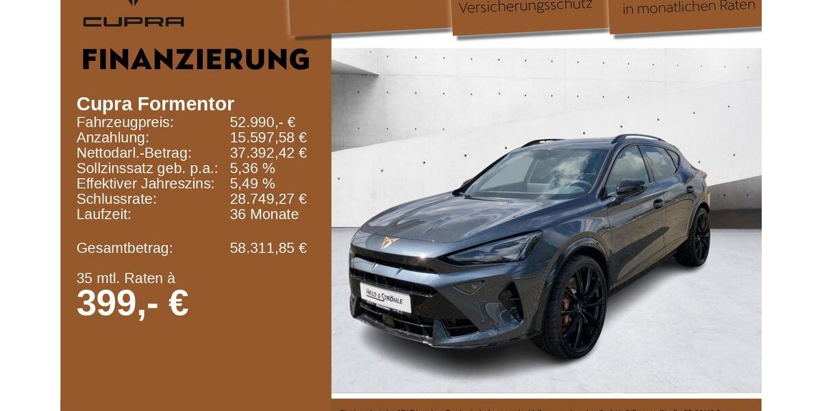 Cupra Formentor 4.551 km 48.820 &euro; Neu-Ulm 89231