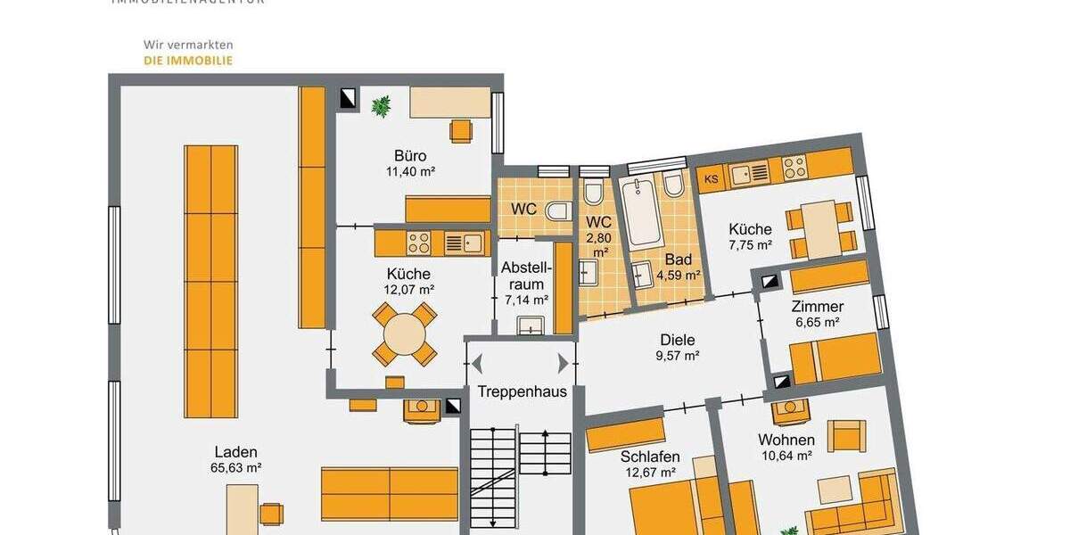 ** Hervorragendes Investment: Wohn- und Geschäftshaus in Ulm-Weststadt ** 2 zimmer