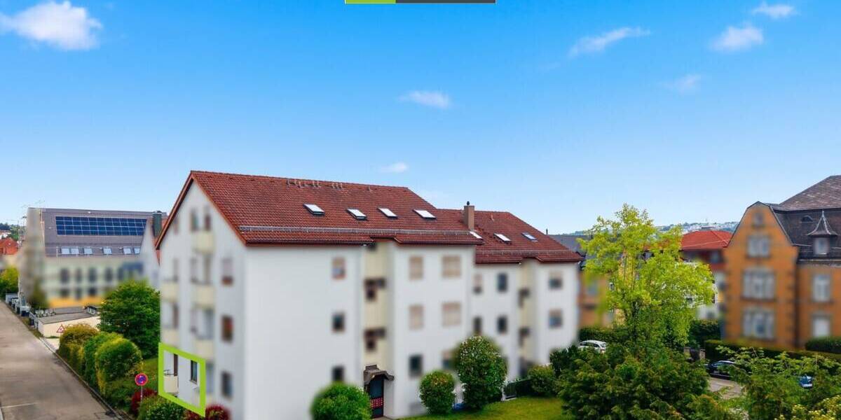 Etagenwohnung Ulm Weststadt - 2 Zimmer, 47 m&sup2;, 190.000&euro; | Angebot:26763635