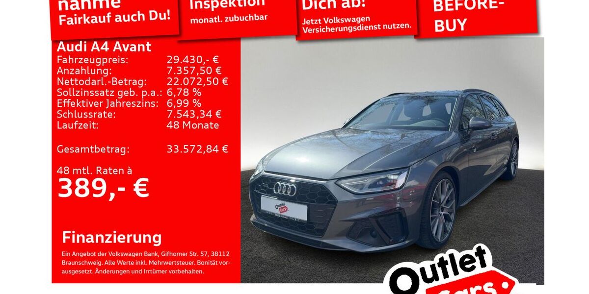 Audi A4 116.849 km 29.430 &euro; Senden 89250