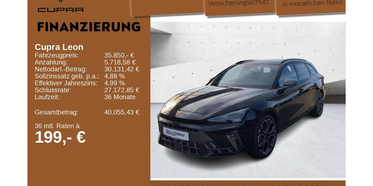 Cupra Leon 7.001 km 35.850 € Neu-Ulm 89231