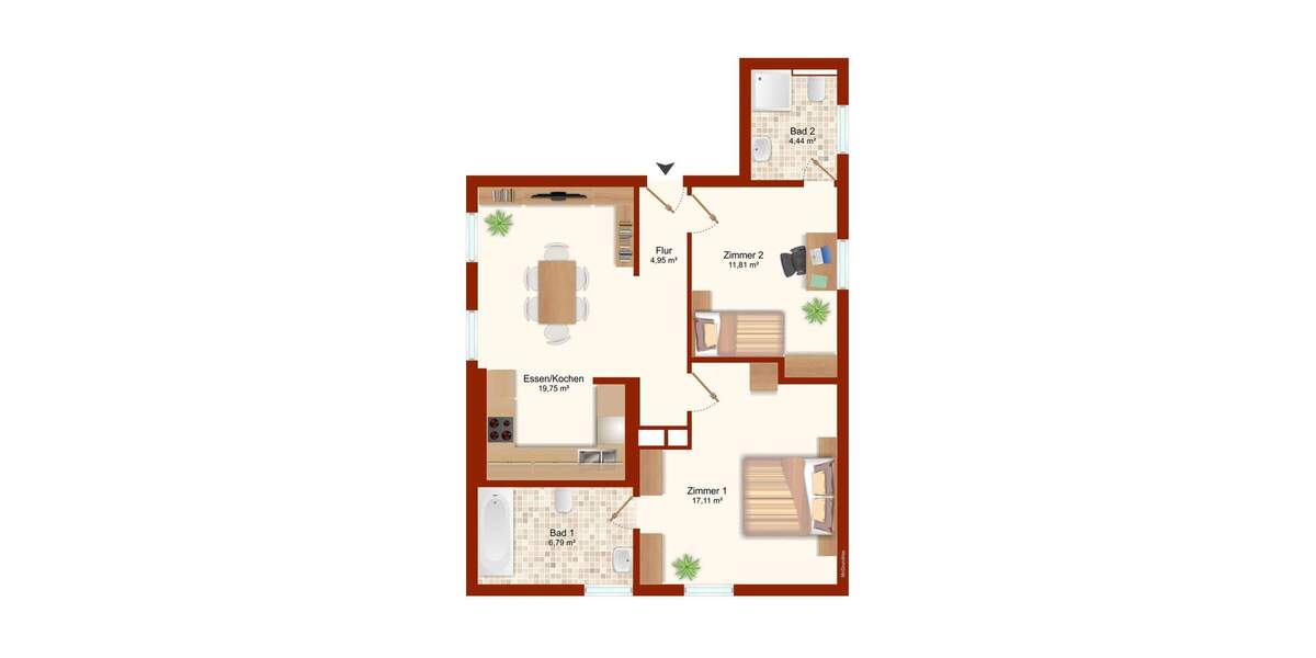 Ideale Single-Whg. in Blaustein-Lautern für Leute mit besonderem Geschmack! 3 zimmer