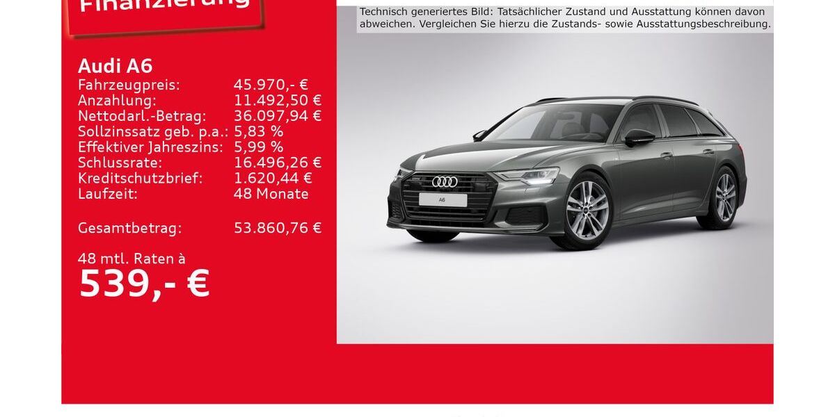 Audi A6 56.432 km 45.970 &euro; Ulm 89073