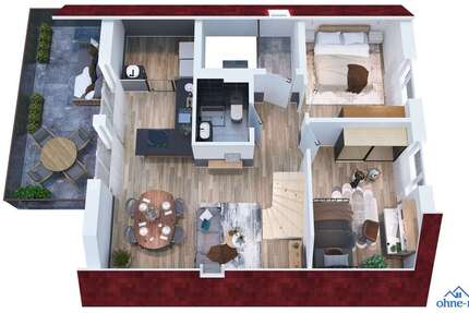 Wohnung Allmendingen - 5 Zimmer, 107 m&sup2;, 1.385&euro; | Angebot:26884483