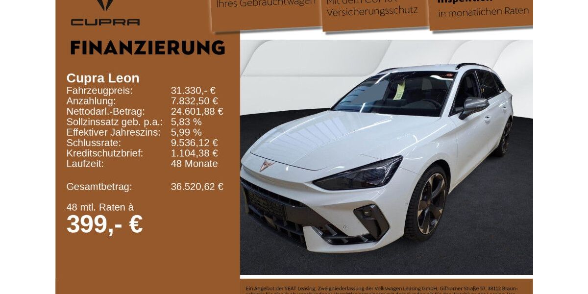 Cupra Leon 24.458 km 31.330 &euro; Neu-Ulm 89231