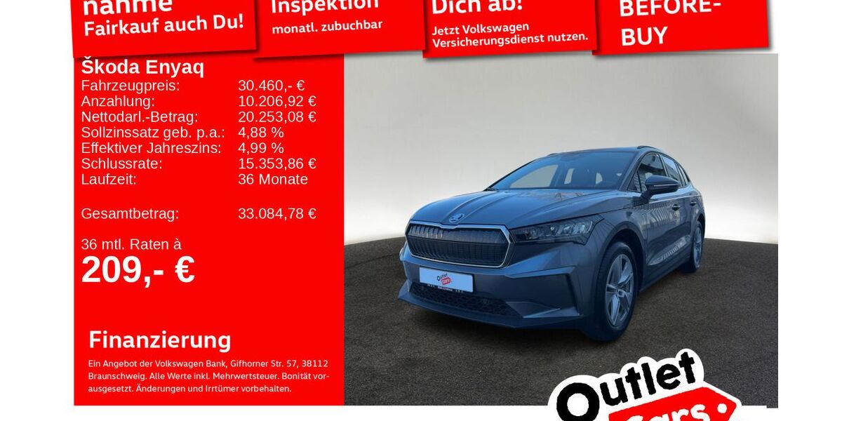Skoda Enyaq 16.968 km 30.460 &euro; Senden 89250