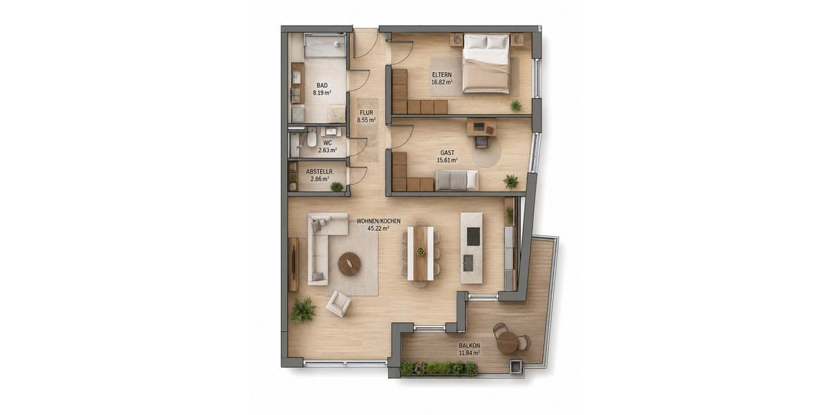 Designwohnung am Michelsberg – Luxus in Bestlage von Ulm - Etagenwohnung Ulm Obertalfingen | Angebot:26634597