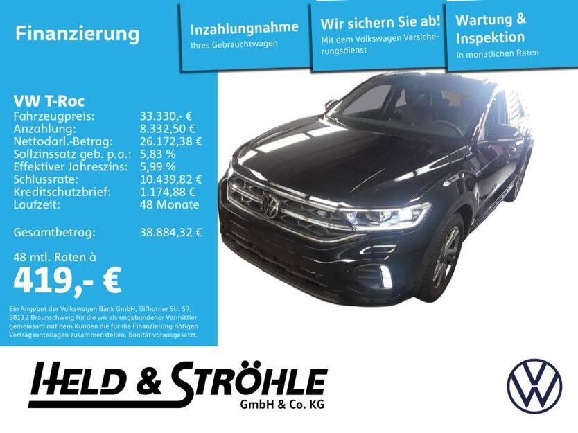 VW T-Roc 6.454 km 33.330 € Neu-Ulm 89231