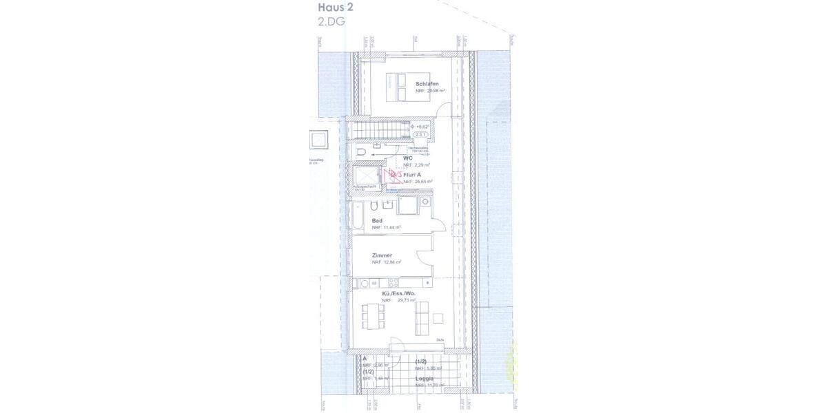 Dachgeschoßwohnung Ulm Söflingen - 3 Zimmer, 115 m&sup2;, 1.730&euro; | Angebot:25881294
