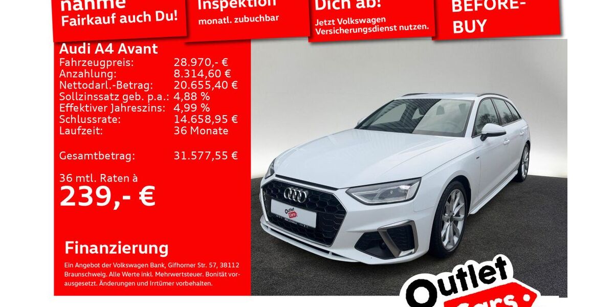 Audi A4 57.321 km 28.760 &euro; Senden 89250