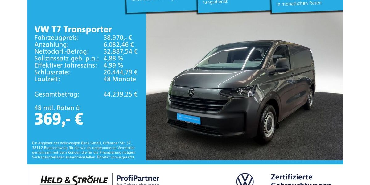 VW T7 Transporter 4.591 km 38.460 &euro; Ulm 89079
