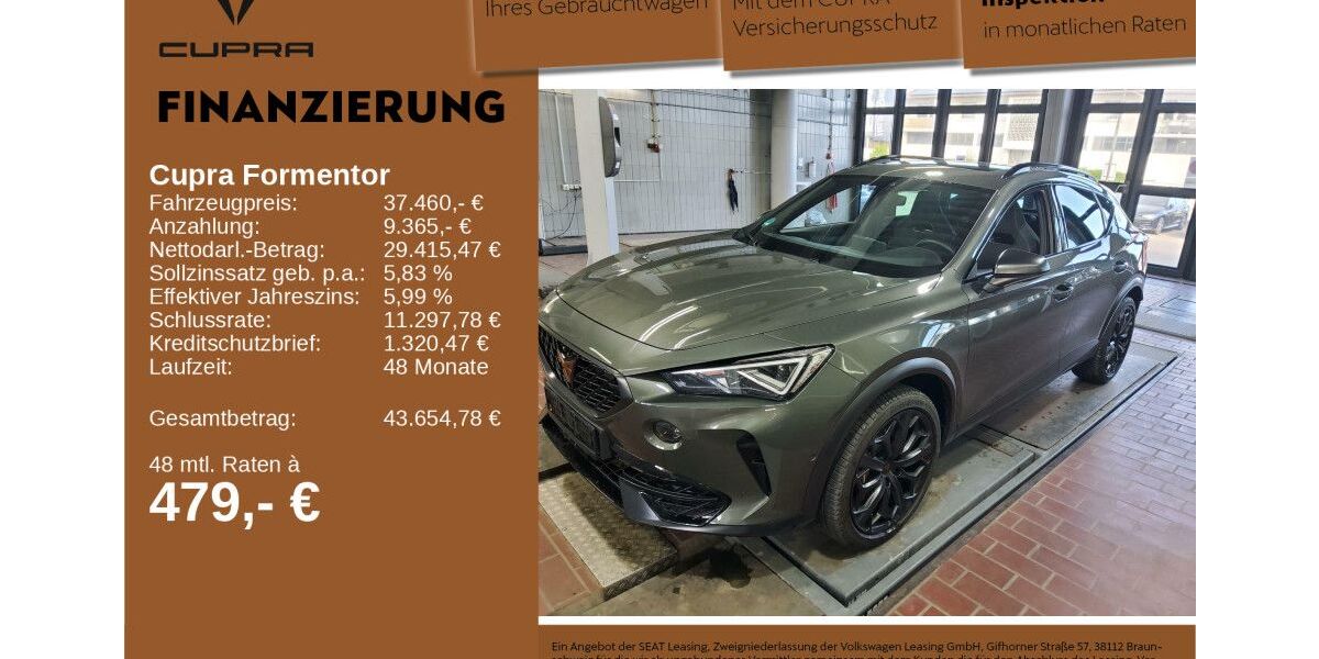 Cupra Formentor 19.524 km 37.460 &euro; Neu-Ulm 89231