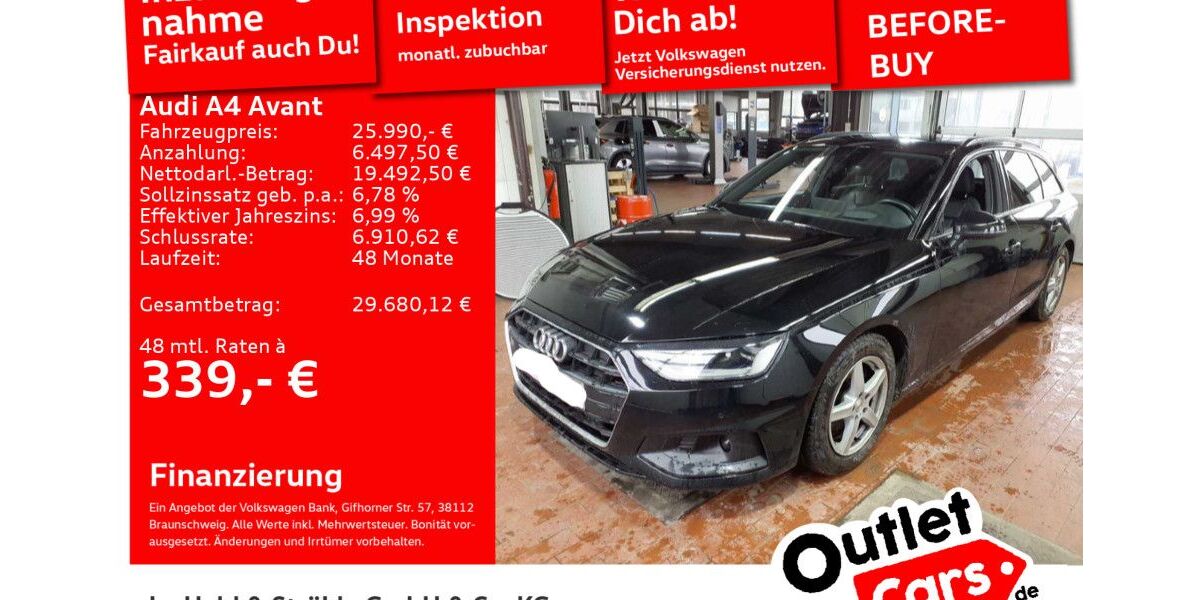 Audi A4 68.698 km 25.990 &euro; Senden 89250
