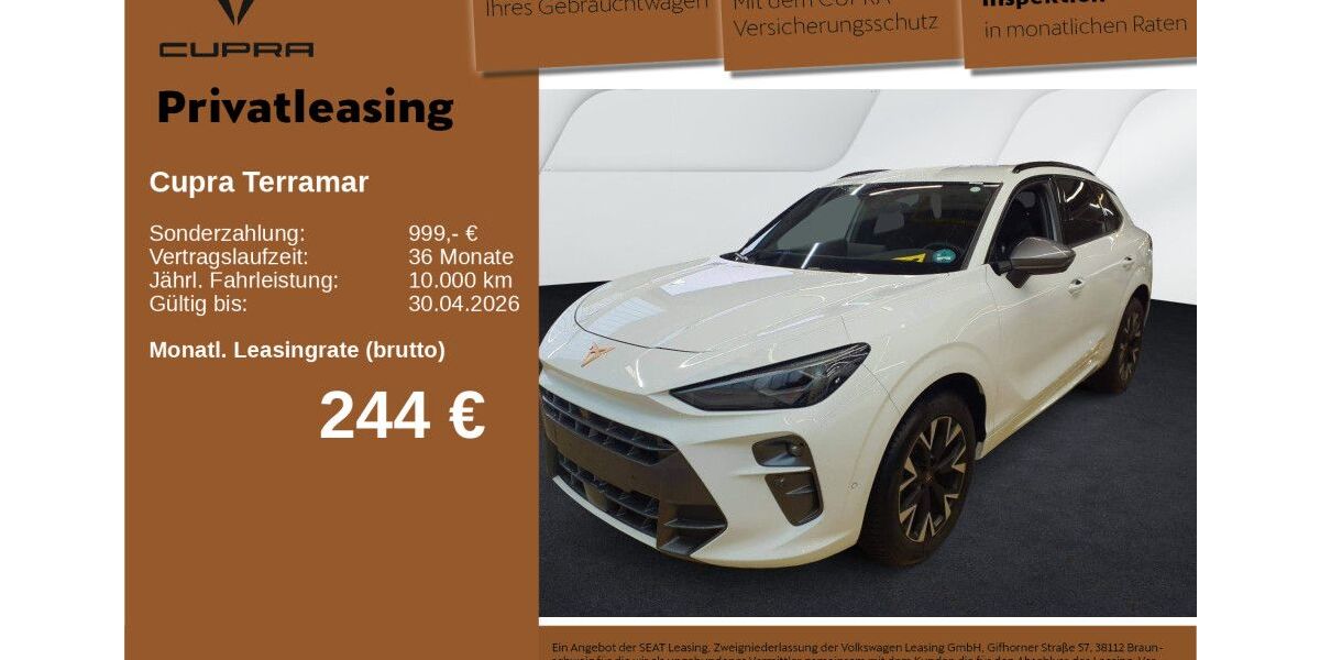 Cupra Terramar 11.502 km 33.330 &euro; Neu-Ulm 89231