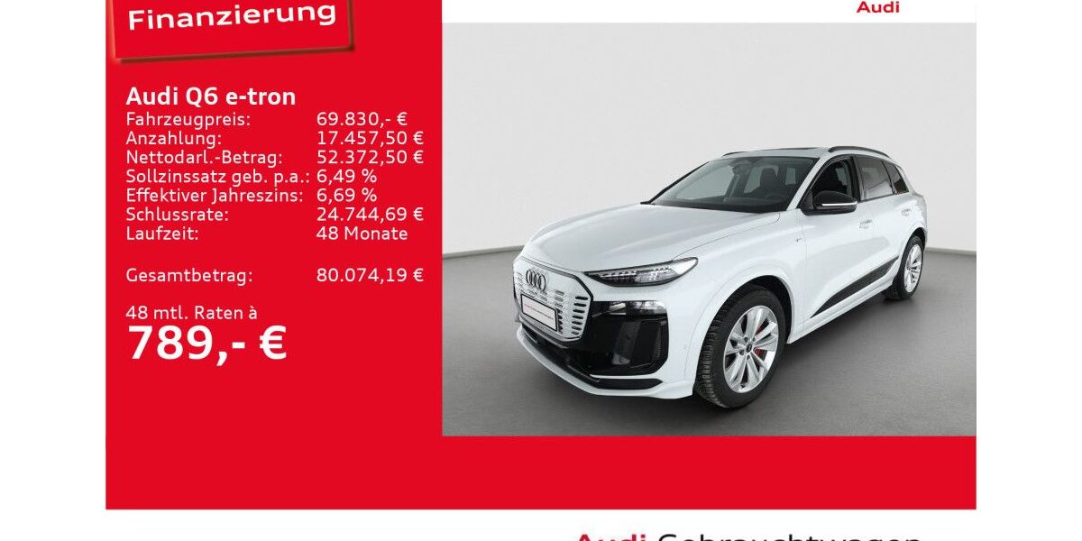 Audi Q6 e-tron 4.862 km 69.830 &euro; Ulm 89073