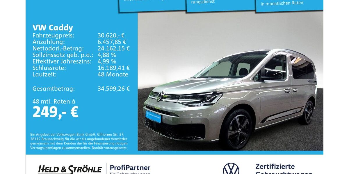 VW Caddy 12.985 km 28.470 &euro; Ulm 89079