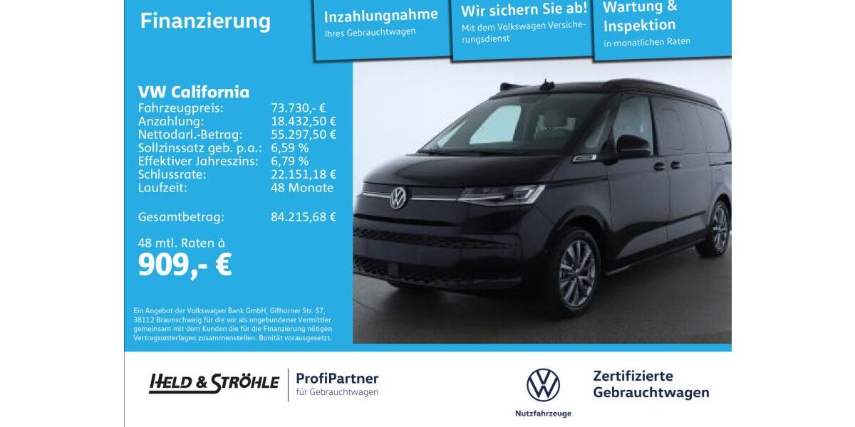VW T7 California 5.531 km 73.730 &euro; Ulm 89079
