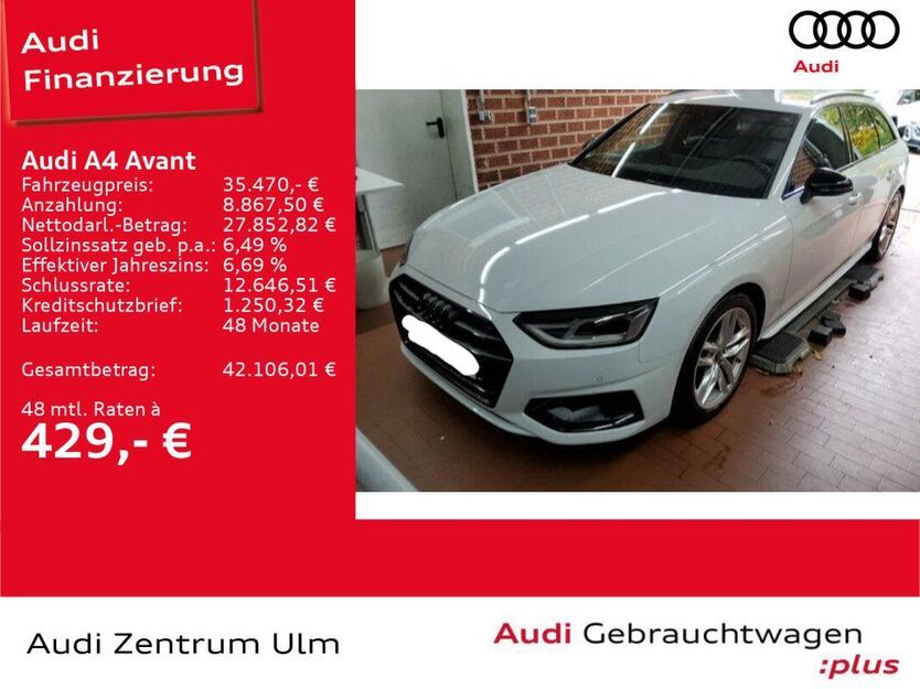 Audi A4 15.702 km 35.470 € Ulm 89073