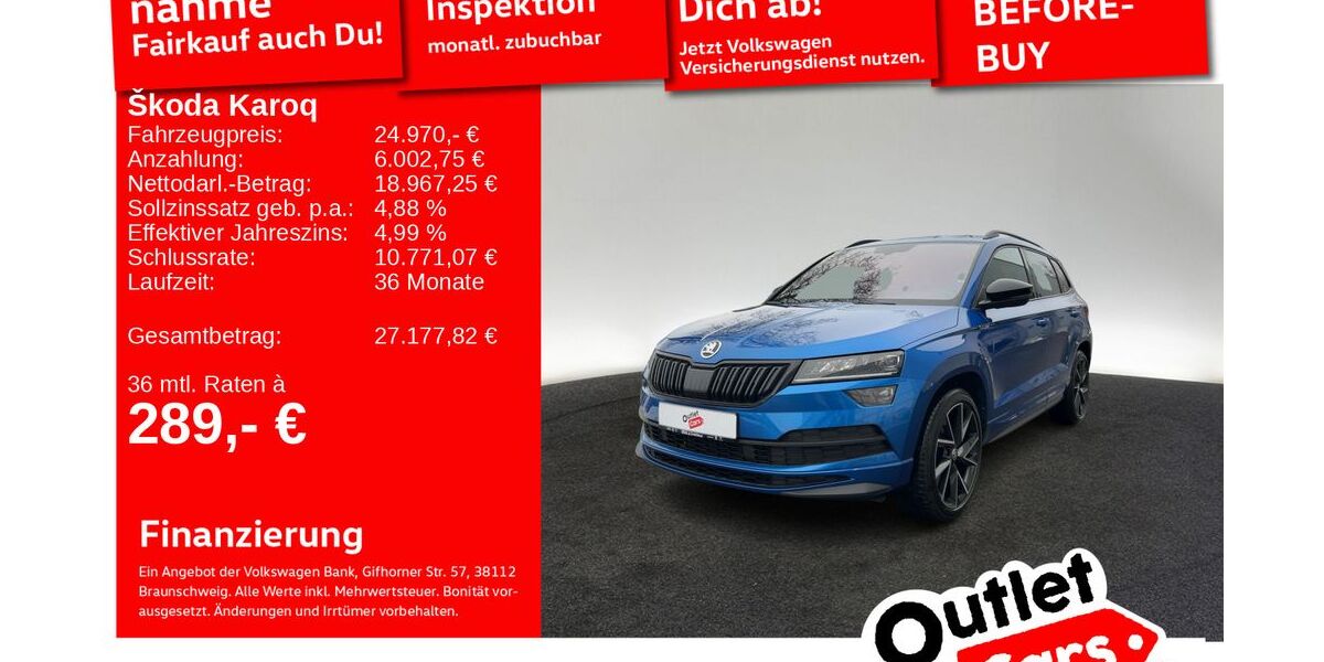 Skoda Karoq 129.130 km 23.890 &euro; Senden 89250