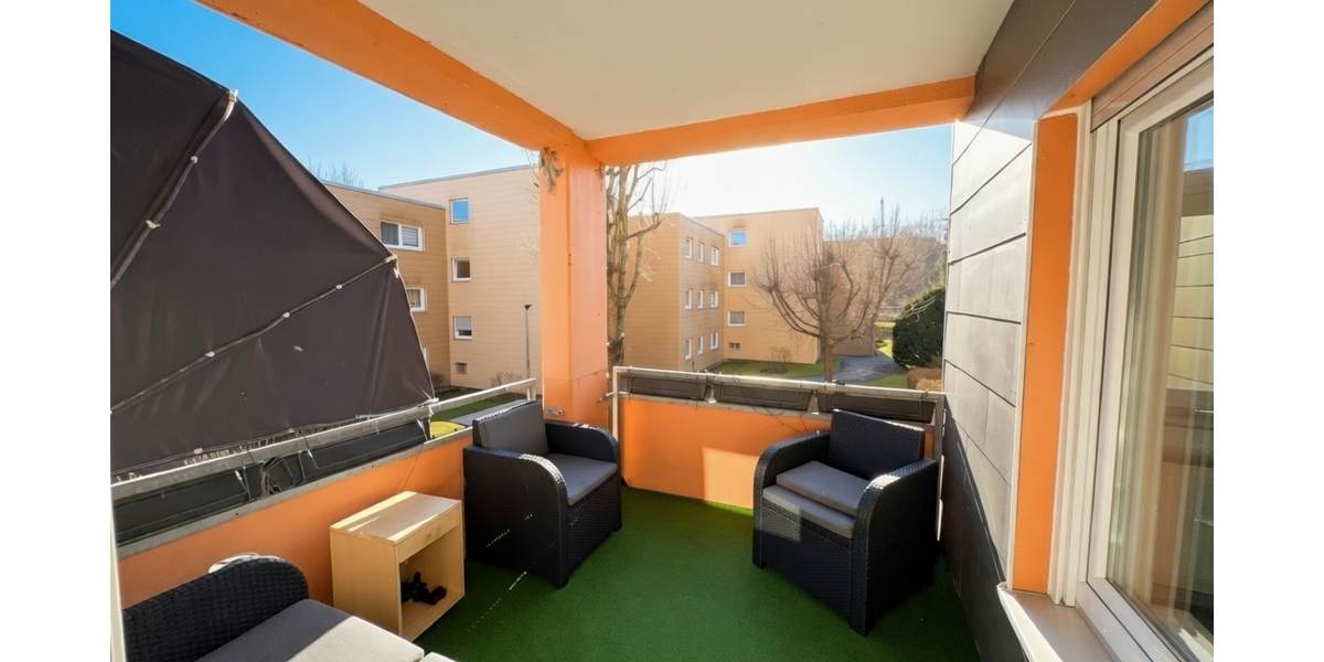 Großzügige 3,5-Zimmer-Wohnung mit Südbalkon, Stellplatz und modernisiertem Badezimmer - Etagenwohnung Senden | Angebot:26975249