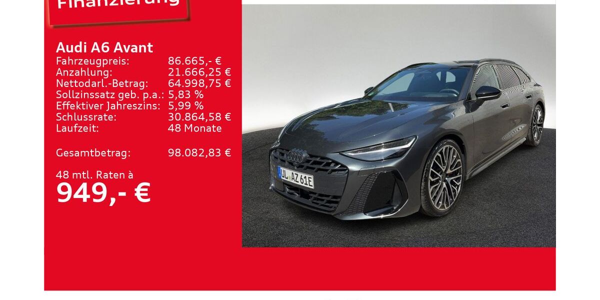 Audi A6 2.001 km 86.665 &euro; Ulm 89073
