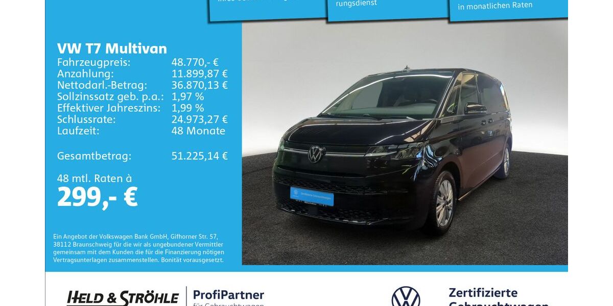 VW T7 Multivan 26.453 km 48.260 &euro; Ulm 89079
