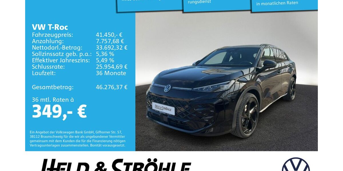 VW T-Roc 2.001 km 41.450 &euro; Neu-Ulm 89231