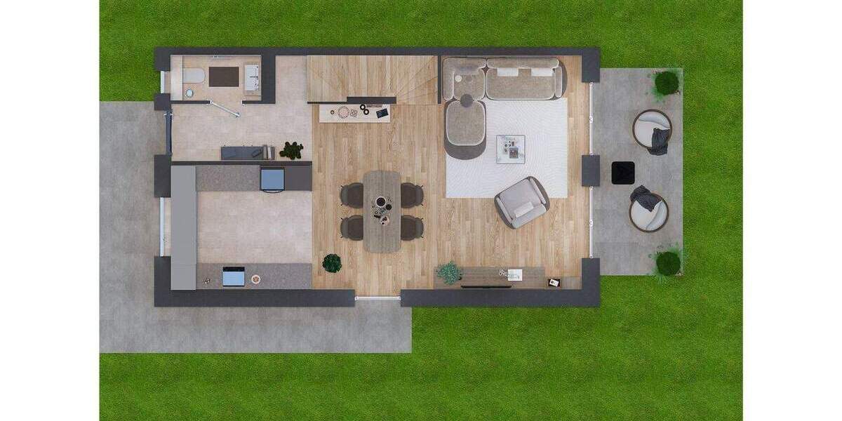 Reihenmittelhaus Ulm Donaustetten - 5 Zimmer, 124 m&sup2;, 530.000&euro; | Angebot:26026174