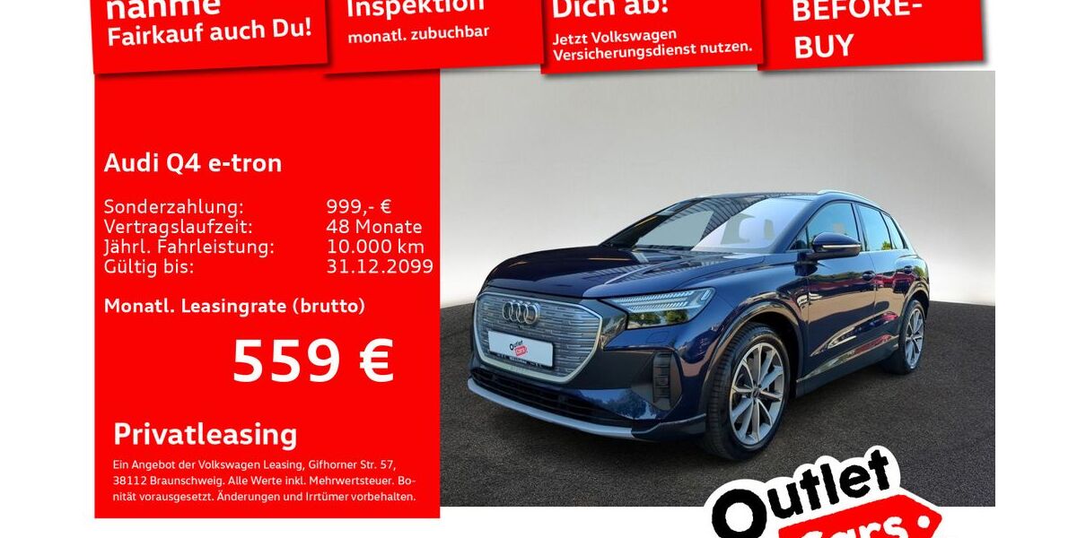 Audi Q4 e-tron 48.305 km 43.830 &euro; Senden 89250