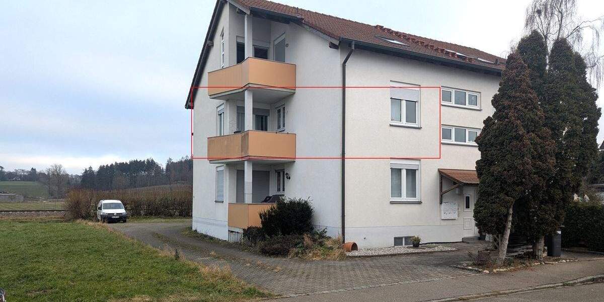 2-Zimmer Wohnung mit Balkon und 2 Stellplätzen in Gerlenhofen 2 zimmer