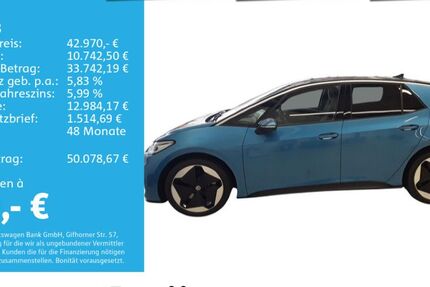 VW ID.3 6.709 km 42.970 € Neu-Ulm 89231
