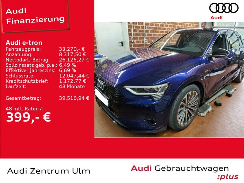 Audi e-tron 30.204 km 33.270 € Ulm 89073