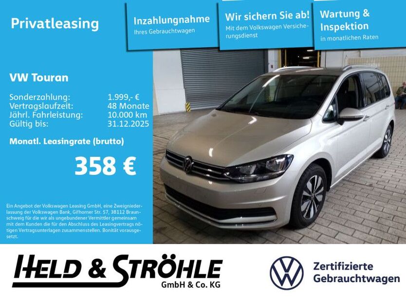 VW Touran 8.419 km 36.160 € Neu-Ulm 89231