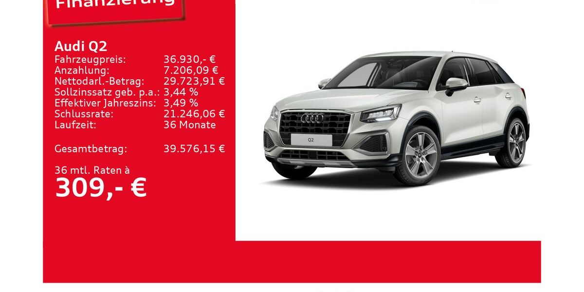 Audi Q2 6.780 km 36.930 &euro; Ulm 89073