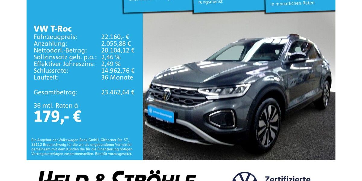 VW T-Roc 21.532 km 22.160 &euro; Neu-Ulm 89231