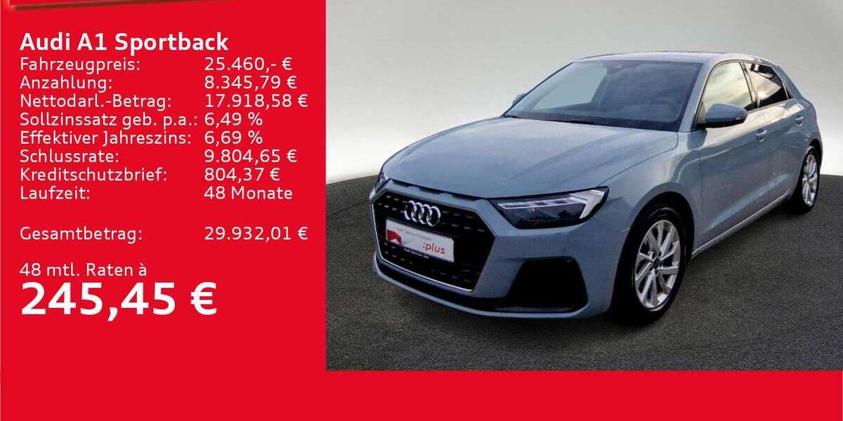 Audi A1 4.096 km 25.460 &euro; Ulm 89073