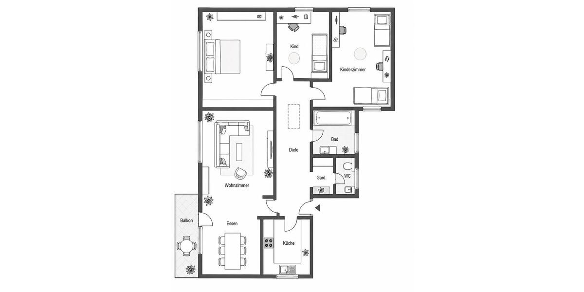 Etagenwohnung Laichingen - 4.5 Zimmer, 118 m&sup2;, 339.000&euro; | Angebot:27086838