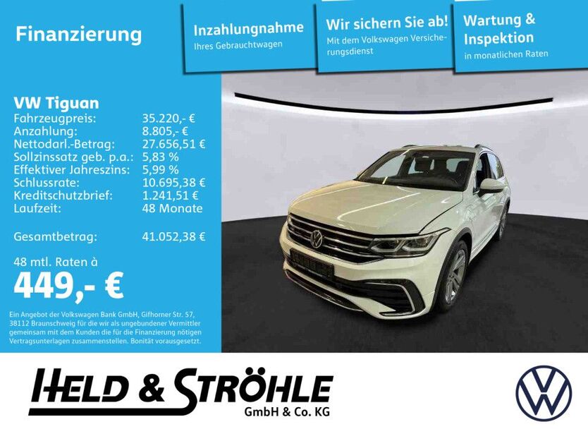 VW Tiguan 36.537 km 35.220 € Neu-Ulm 89231