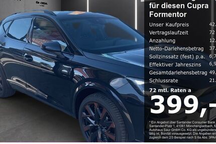Cupra Formentor 10.600 km 42.280 &euro; Ulm 89077