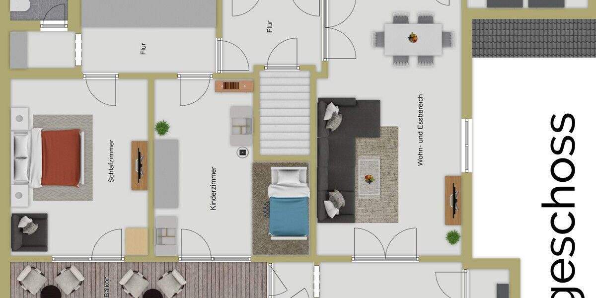 Etagenwohnung Ulm Wiblingen - 5 Zimmer, 143 m&sup2;, 449.000&euro; | Angebot:25693544