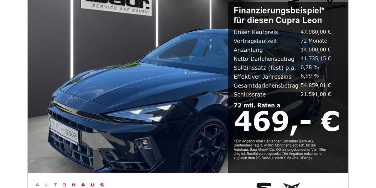 Cupra Leon 9.900 km 47.980 € Ulm 89077