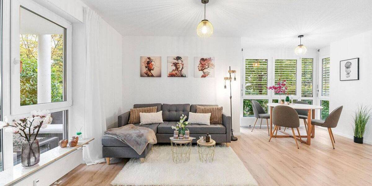 Etagenwohnung Ulm Lehr - 3 Zimmer, 83 m&sup2;, 399.000&euro; | Angebot:26389940