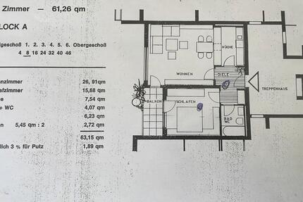 Wohnung Senden - 2 Zimmer, 61 m&sup2;, 150.000&euro; | Angebot:26764131