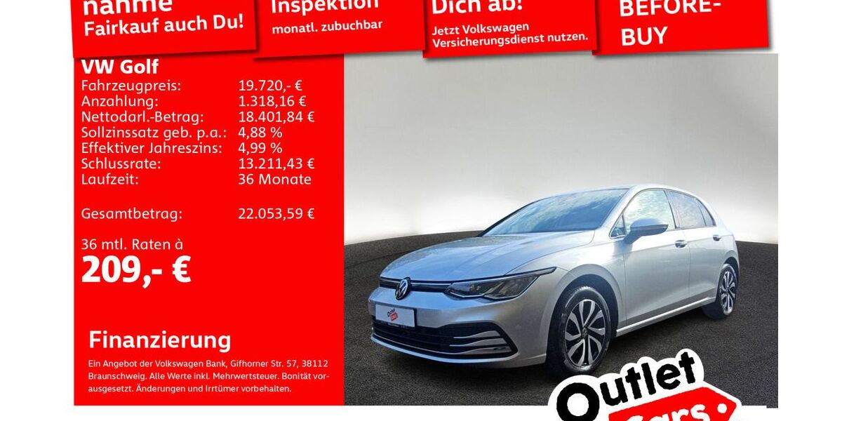 VW Golf 36.804 km 19.420 &euro; Senden 89250