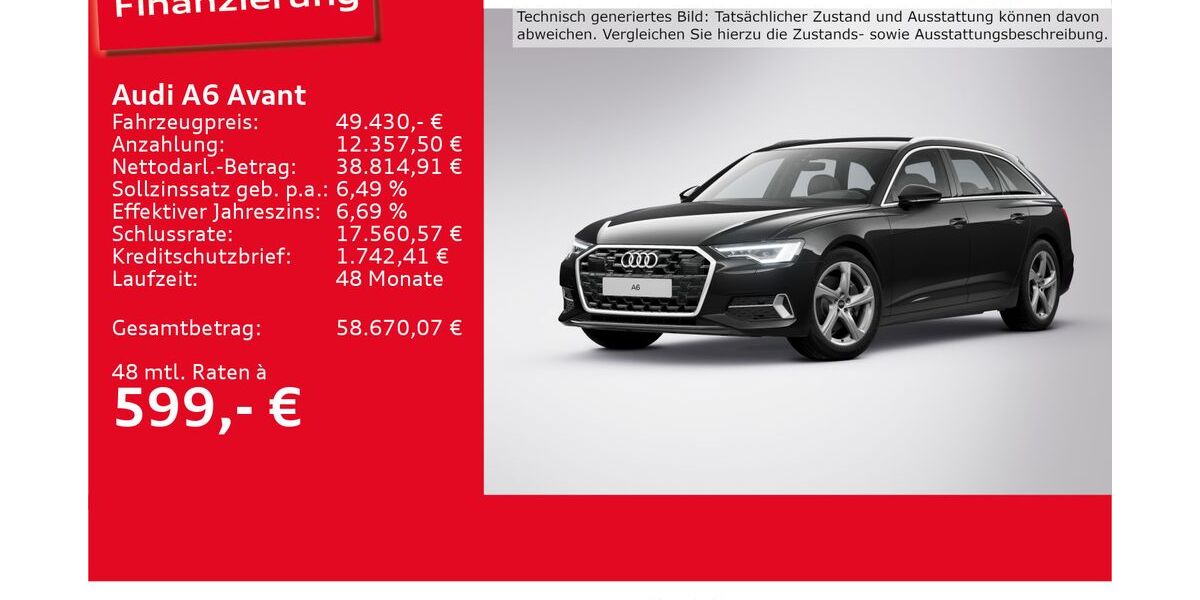 Audi A6 27.602 km 49.430 € Ulm 89073
