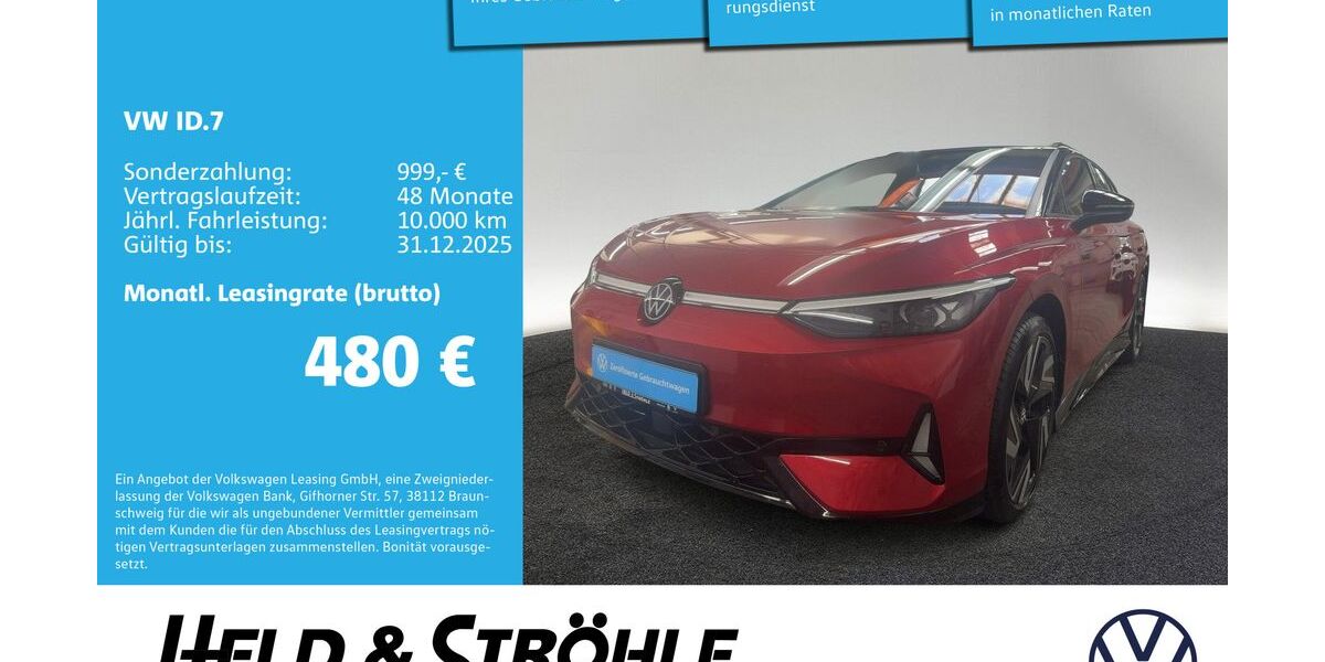 VW ID.7 15.001 km 53.950 € Neu-Ulm 89231