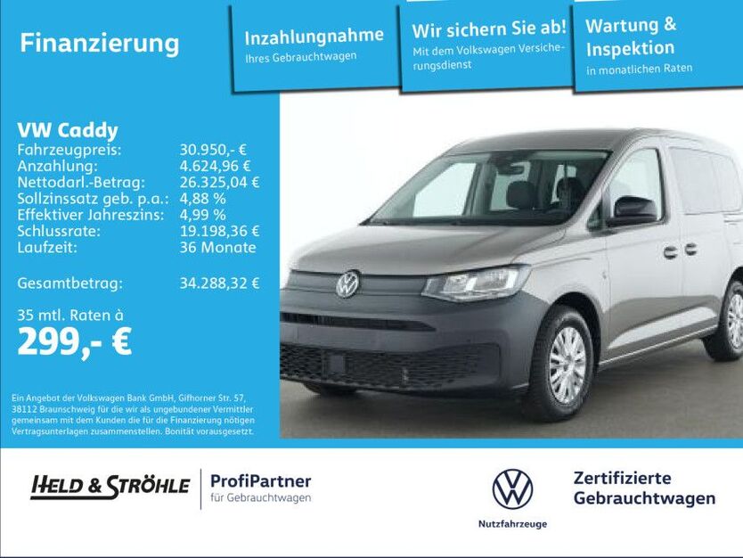 VW Caddy 12.724 km 29.720 € Ulm 89079