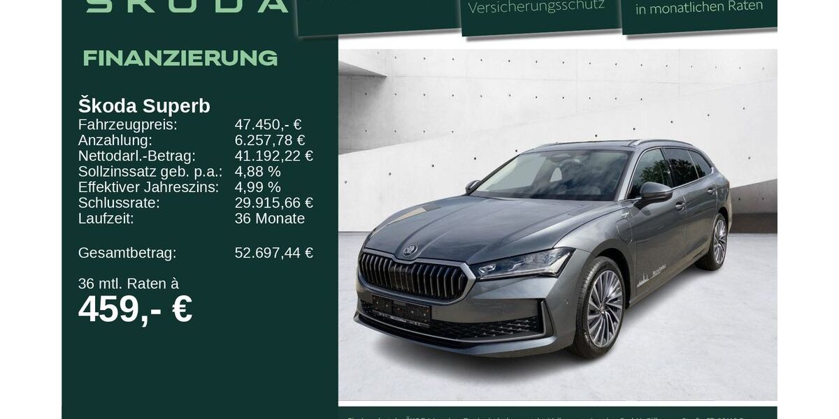 Skoda Superb 9.998 km 46.850 &euro; Neu-Ulm 89231